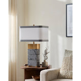 Modern European furniture - Green Marble Table Lamp - www.oroa.com