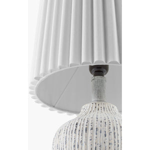   Modern European furniture - Pleated Linen Shade Table Lamps (2) - www.oroa.com | Oroa.com