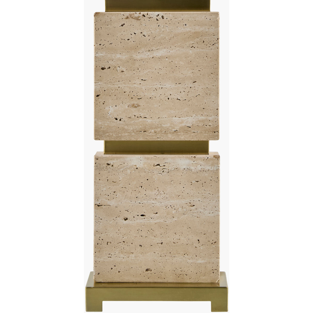   Travertine Accent Table Lamp | Oroa.com