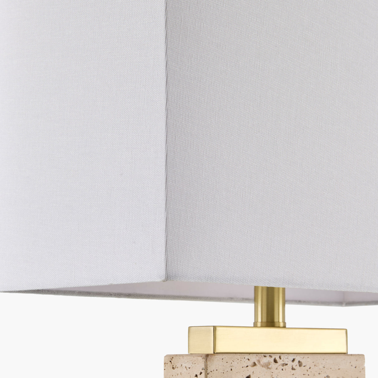   Travertine Accent Table Lamp | Oroa.com