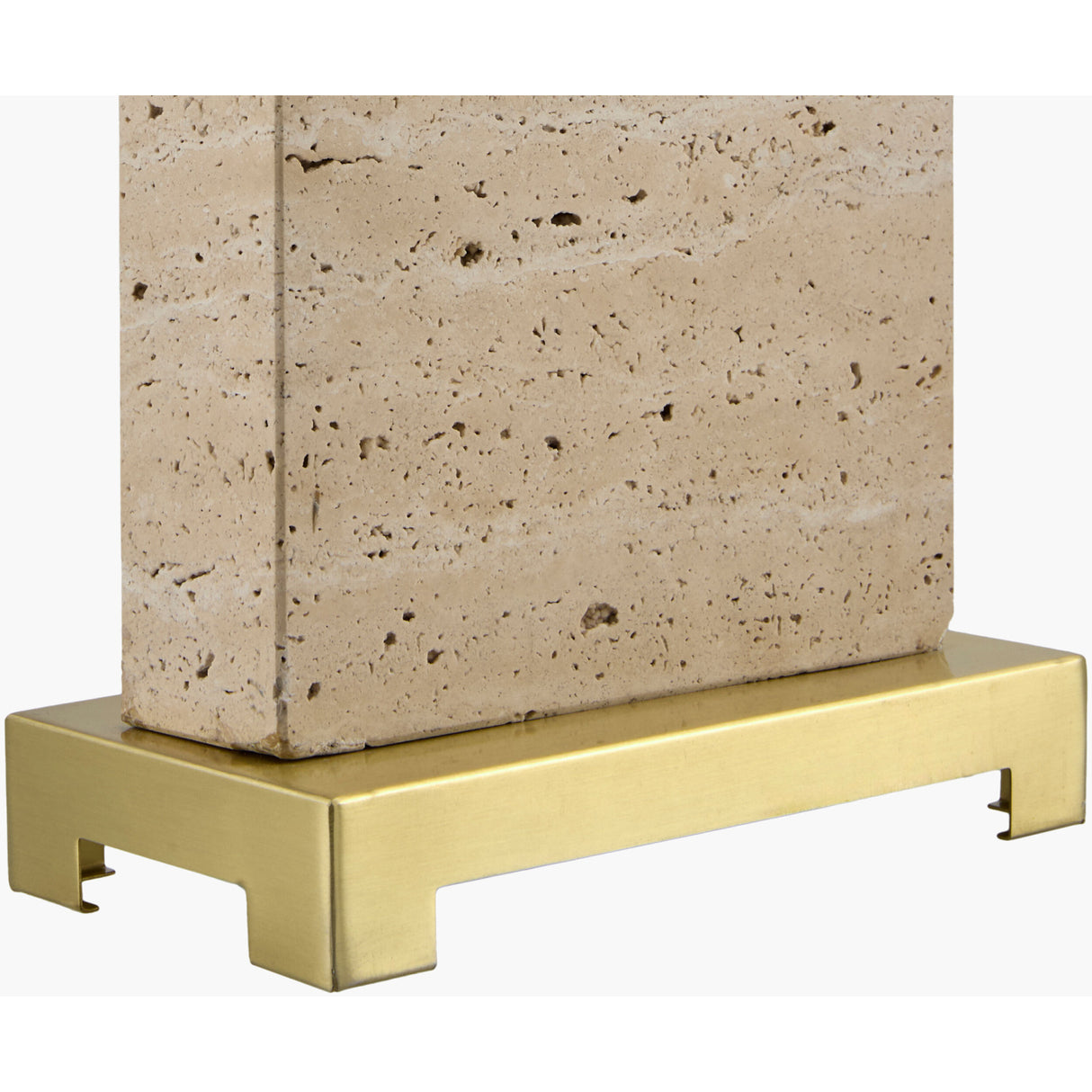   Travertine Accent Table Lamp | Oroa.com