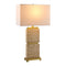 Modern European furniture - Travertine Accent Table Lamp - www.oroa.com