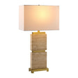 Modern European furniture - Travertine Accent Table Lamp - www.oroa.com
