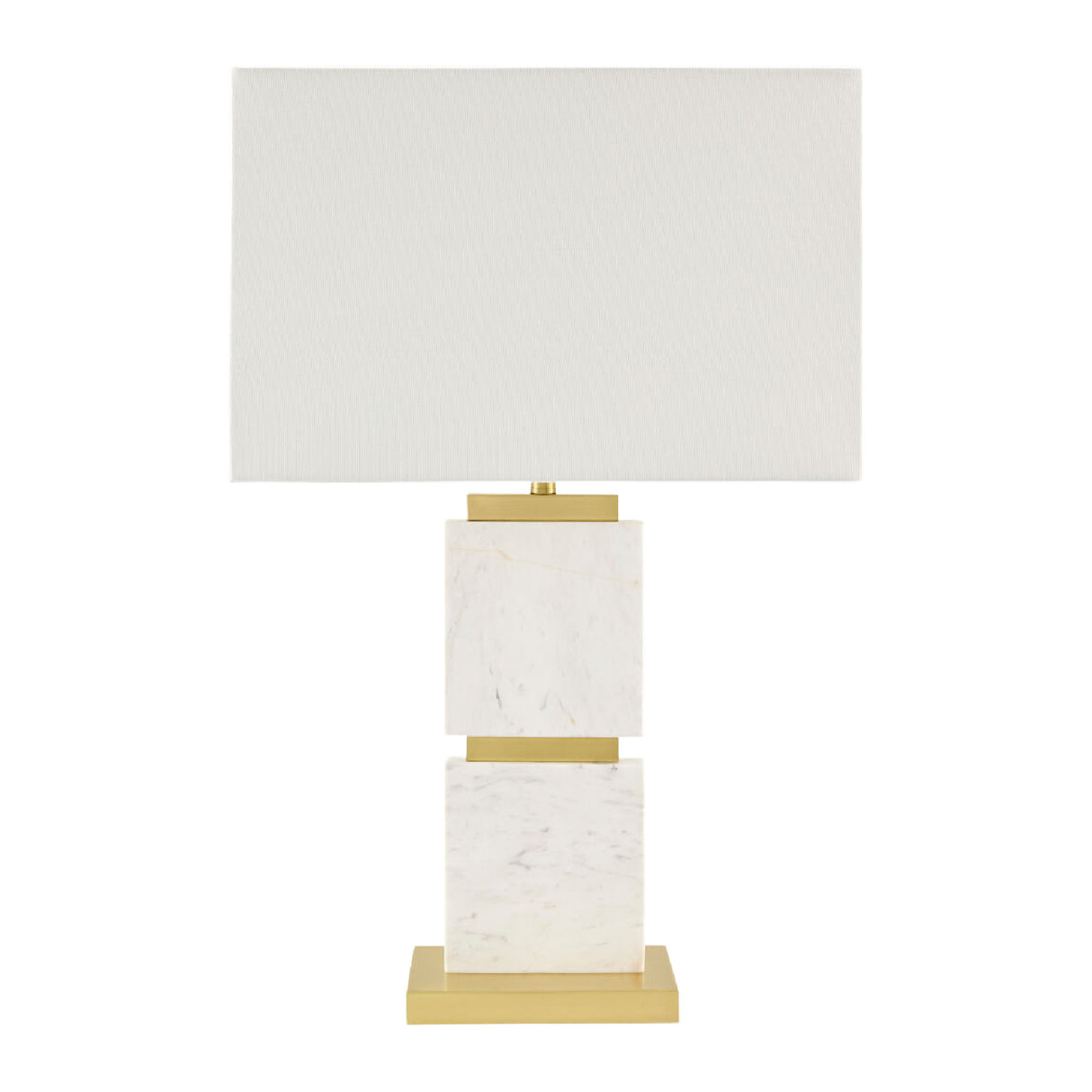   Natural White Marble Table Lamp | Oroa.com