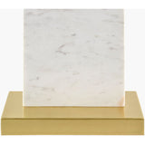 Modern European furniture - Natural White Marble Table Lamp - www.oroa.com
