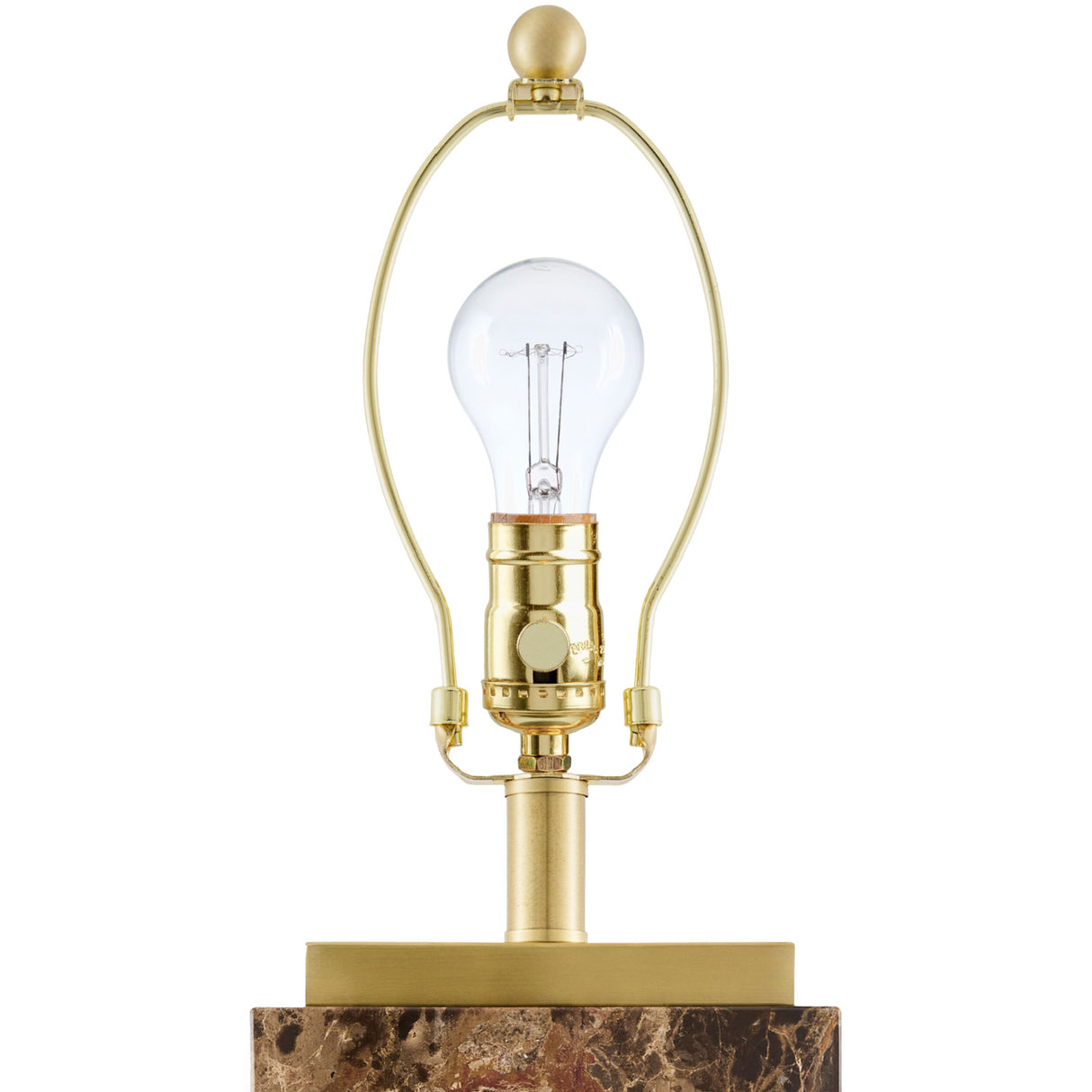   Travertine Accent Table Lamp | Oroa.com