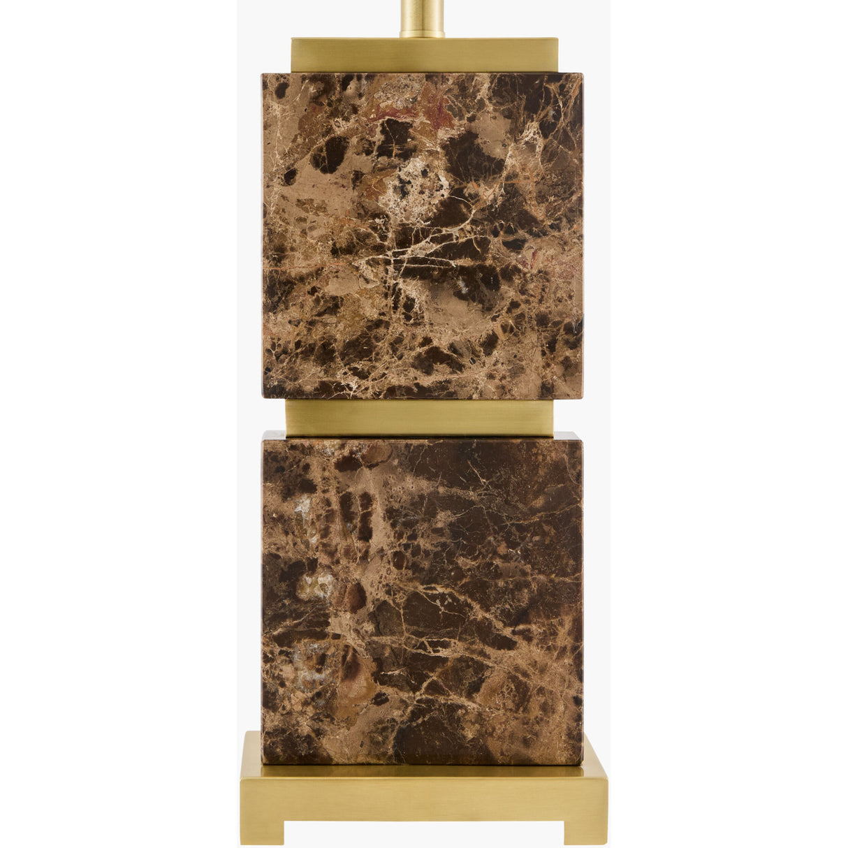   Travertine Accent Table Lamp | Oroa.com
