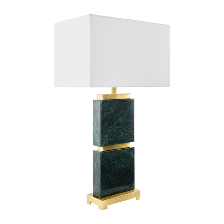 Modern European furniture - Travertine Accent Table Lamp - www.oroa.com