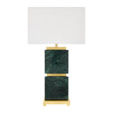 Modern European furniture - Travertine Accent Table Lamp - www.oroa.com