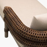 Modern European furniture - Cushioned Wicker Outdoor Daybed - www.oroa.com