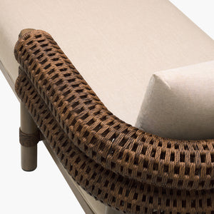   Modern European furniture - Cushioned Wicker Outdoor Daybed - www.oroa.com | Oroa.com