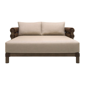 Modern European furniture - Cushioned Wicker Outdoor Daybed - www.oroa.com
