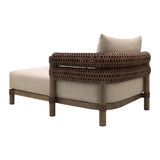 Cushioned Wicker Outdoor Left-Armed Chaise | Kuda Home Porta