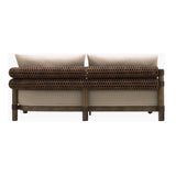 Modern European furniture - Cushioned Wicker Outdoor Right-Armed Sofa - www.oroa.com