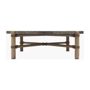   Modern European furniture - Brown Stone Round Outdoor Coffee Table - www.oroa.com | Oroa.com