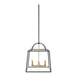 Modern European furniture - Black Iron Framed 4-Light Chandelier - www.oroa.com