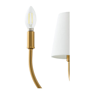   Modern European furniture - White Cotton Shade Chandelier - www.oroa.com | Oroa.com