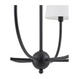 Modern European furniture - White Cotton Shade Chandelier - www.oroa.com