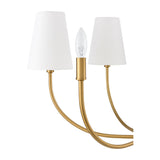 Modern European furniture - White Cotton Shade Chandelier - www.oroa.com