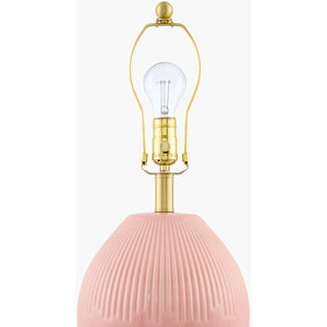   Modern European furniture - Ceramic Pleated Linen Table Lamp - www.oroa.com | Oroa.com