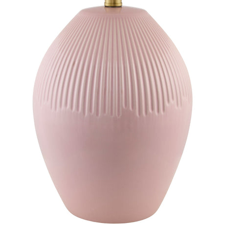 Modern European furniture - Ceramic Pleated Linen Table Lamp - www.oroa.com