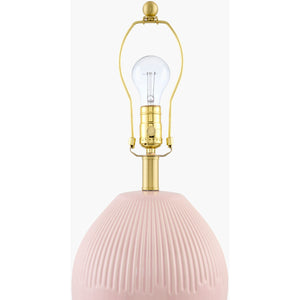   Modern European furniture - Ceramic Pleated Linen Table Lamp - www.oroa.com | Oroa.com
