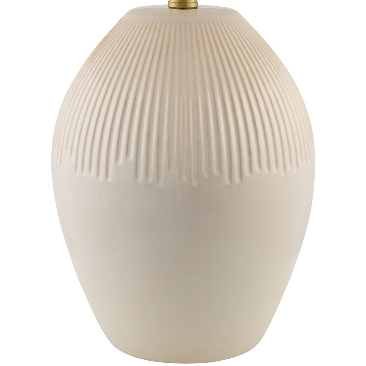   Modern European furniture - Ceramic Pleated Linen Table Lamp - www.oroa.com | Oroa.com