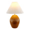 Modern European furniture - Ceramic Pleated Linen Table Lamp - www.oroa.com