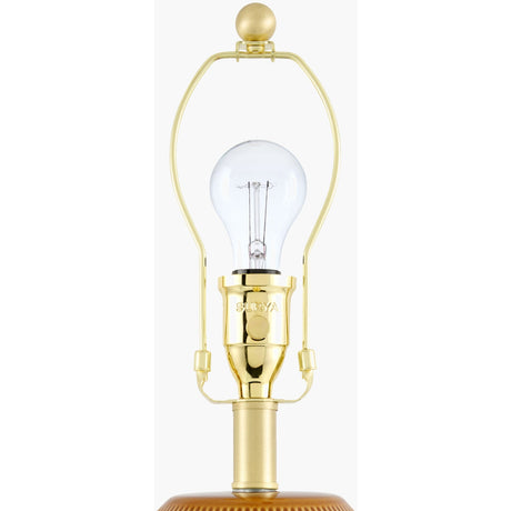 Modern European furniture - Ceramic Pleated Linen Table Lamp - www.oroa.com