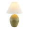 Modern European furniture - Ceramic Pleated Linen Table Lamp - www.oroa.com
