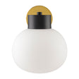 Modern European furniture - White Glass Sphere Wall Lamp - www.oroa.com