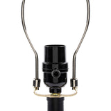 Modern European furniture - Black Iron Linen Table Lamp - www.oroa.com