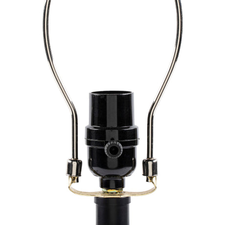 Modern European furniture - Black Iron Linen Table Lamp - www.oroa.com