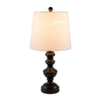 Modern European furniture - Black Iron Linen Table Lamp - www.oroa.com