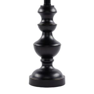   Modern European furniture - Black Iron Linen Table Lamp - www.oroa.com | Oroa.com
