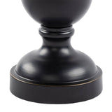 Modern European furniture - Black Iron Linen Table Lamp - www.oroa.com