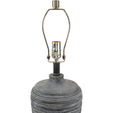 Modern European furniture - Gray Linen Accent Table Lamp S - www.oroa.com