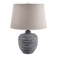 Modern European furniture - Gray Linen Accent Table Lamp S - www.oroa.com