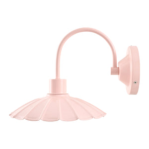   Modern European furniture - Scalloped Metal Shade Wall Lamp - www.oroa.com | Oroa.com