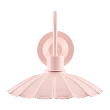 Modern European furniture - Scalloped Metal Shade Wall Lamp - www.oroa.com
