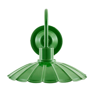   Modern European furniture - Scalloped Metal Shade Wall Lamp - www.oroa.com | Oroa.com