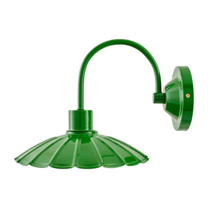   Modern European furniture - Scalloped Metal Shade Wall Lamp - www.oroa.com | Oroa.com