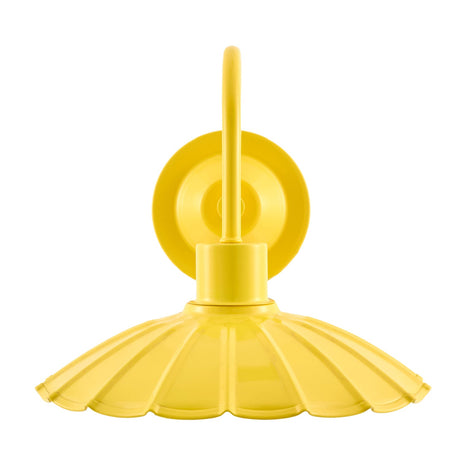 Modern European furniture - Scalloped Metal Shade Wall Lamp - www.oroa.com