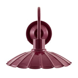 Modern European furniture - Scalloped Metal Shade Wall Lamp - www.oroa.com