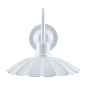   Modern European furniture - Scalloped Metal Shade Wall Lamp - www.oroa.com | Oroa.com