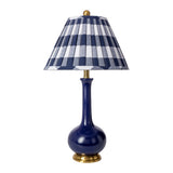 Modern European furniture - Blue Linen Ceramic Table Lamp - www.oroa.com