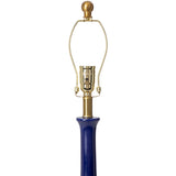 Modern European furniture - Blue Linen Ceramic Table Lamp - www.oroa.com