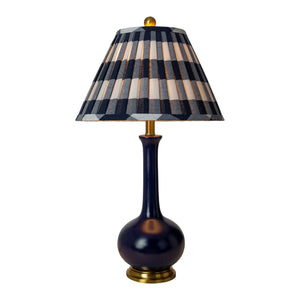   Modern European furniture - Blue Linen Ceramic Table Lamp - www.oroa.com | Oroa.com