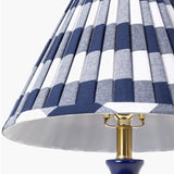 Modern European furniture - Blue Linen Ceramic Table Lamp - www.oroa.com