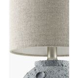 Modern European furniture - Textured Round Base Table Lamps (2) - www.oroa.com